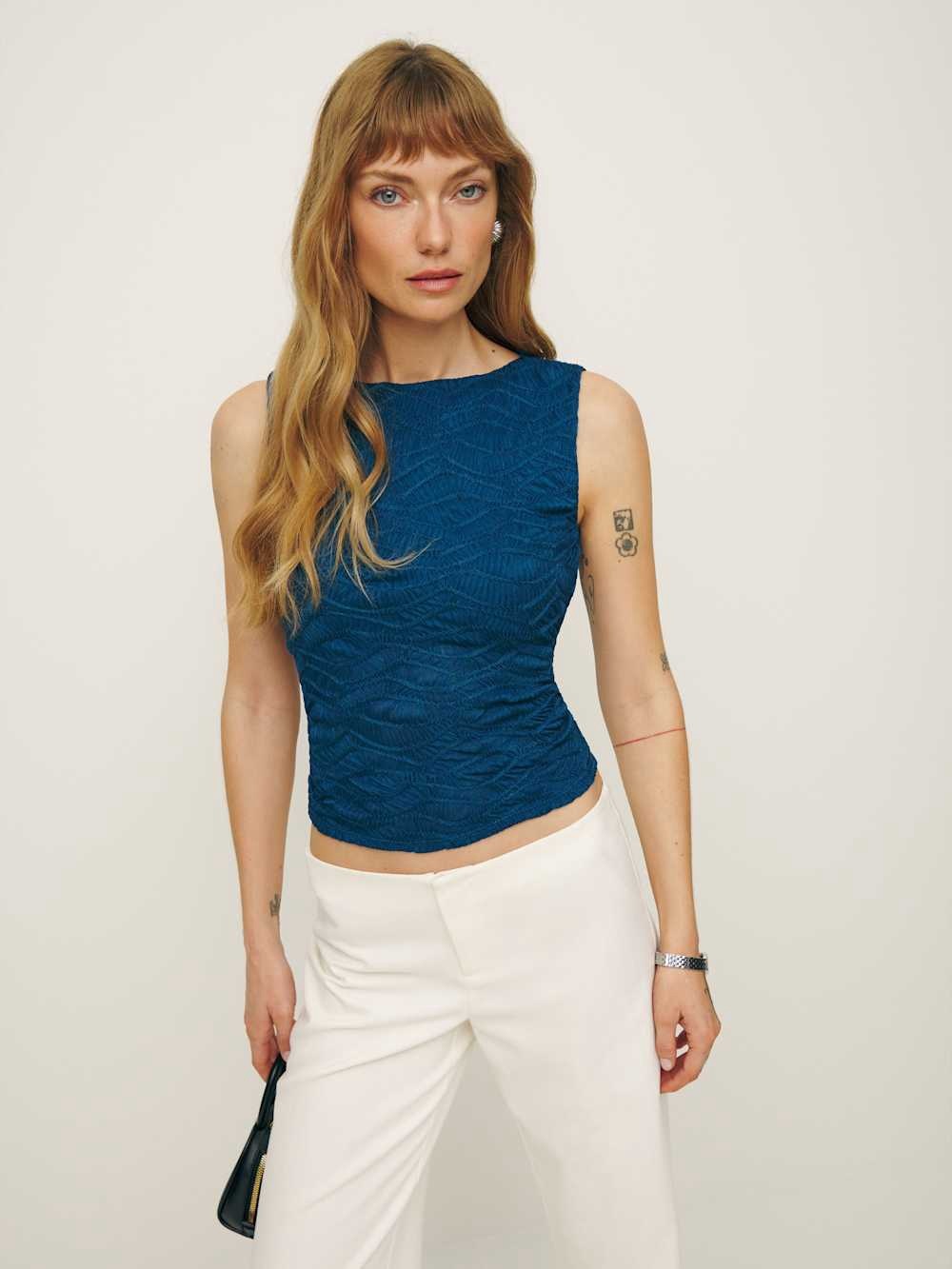 Reformation dusk knit top